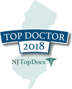 NJTopDocs 'Top Doctor 2018' badge