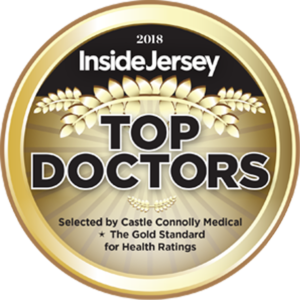 'Inside Jersey Top Doctors 2018' badge